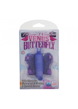 Фиолетовая вибробабочка на ремешках Micro Wireless Venus Butterfly