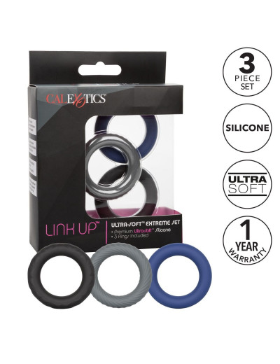 Набор из 3 эрекционных колец Link Up Ultra-Soft Extreme