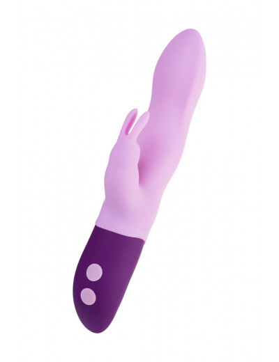 Сиреневый вибратор-кролик Hello Rabbit - 24,5 см.