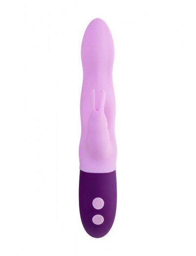 Сиреневый вибратор-кролик Hello Rabbit - 24,5 см.