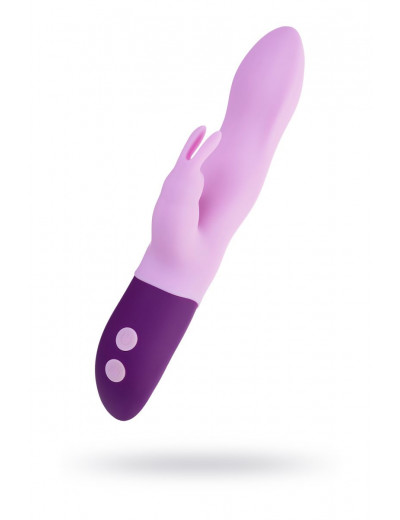 Сиреневый вибратор-кролик Hello Rabbit - 24,5 см.