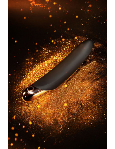 Черный вибратор Waname D-Splash Waterfall - 21,3 см.