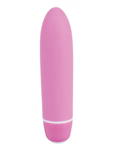 Розовый вибратор Smile Mini Comfy - 13 см.