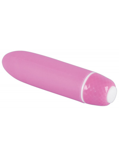 Розовый вибратор Smile Mini Comfy - 13 см.