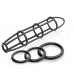 Набор Cockcage and Ring Set: насадка и эрекционные кольца на пенис