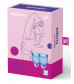 Набор синих менструальных чаш Feel confident Menstrual Cup