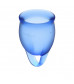 Набор синих менструальных чаш Feel confident Menstrual Cup