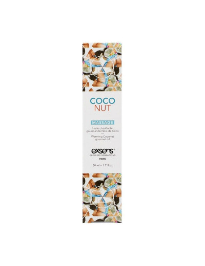 Разогревающее массажное масло с ароматом кокоса Gourmet Coconut - 50 мл.
