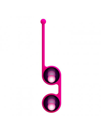 Ярко-розовые вагинальные шарики Kegel Tighten Up III