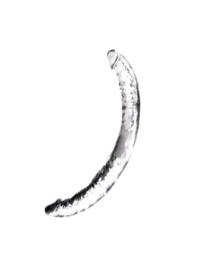 Прозрачный гелевый двусторонний фаллоимитатор JELLY JOY TWIN COBRA CLEAR DOUBLE DONG - 36 см.