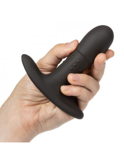 Черный массажер простаты Eclipse Beaded Probe - 12,75 см.