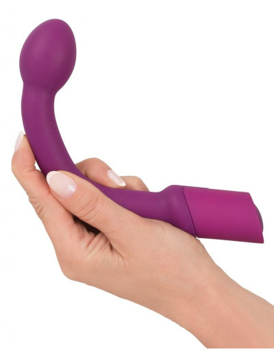 Фиолетовый вибратор G-точки G-SPOT VIBRATOR - 22 см.