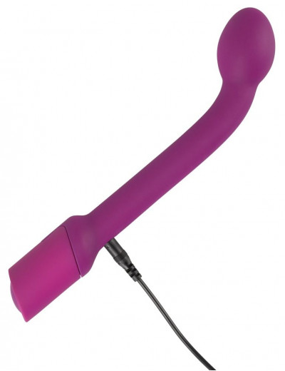 Фиолетовый вибратор G-точки G-SPOT VIBRATOR - 22 см.