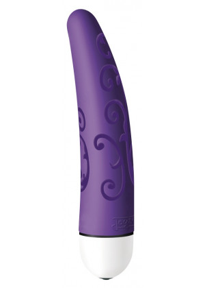 Фиолетовый мини-вибратор Velvet Comfort - 11,9 см.