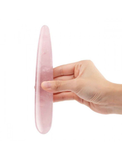Массажер Le Wand Crystal Slim Wand из розового кварца