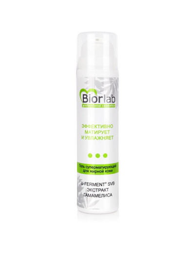 Суперматирующий гель для жирной кожи BiorLab - 50 гр.