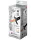 Пояс-трусики с насадкой Glamour Silver - 15,5 см.