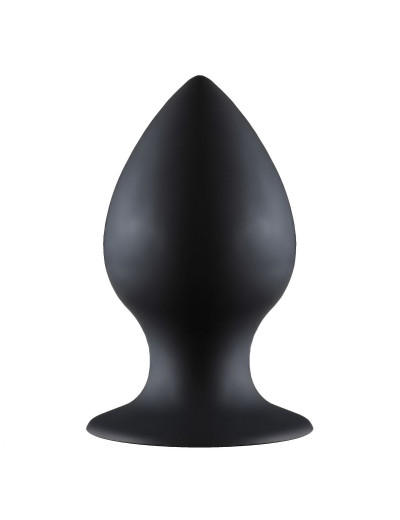 Чёрная анальная пробка Thick Anal Plug Large - 11,5 см.