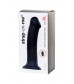 Черный фаллос на присоске Silicone Bendable Dildo XL - 20 см.