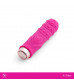 Ярко-розовая рельефная вибропуля Je Taime Silky Touch Vibrator - 9,4 см.