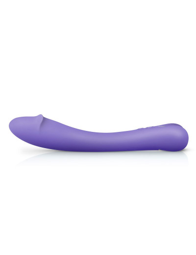Фиолетовый вибратор для G-стимуляции Gili G-Spot Vibrator - 22 см.