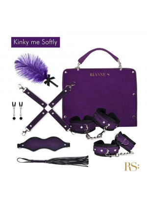 БДСМ-набор в фиолетовом цвете Kinky Me Softly