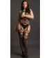 Кэтсьюит с геометрическим узором Suspender Bodystocking