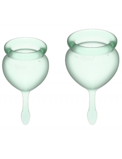 Набор зеленых менструальных чаш Feel good Menstrual Cup