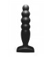 Чёрный анальный стимулятор Large Bubble Plug - 14,5 см.
