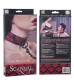 Атласный ошейник с цепью Scandal Collar with Leash