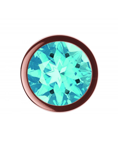 Пробка цвета розового золота с малиновым кристаллом Diamond Topaz Shine L - 8,3 см.