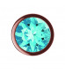 Пробка цвета розового золота с малиновым кристаллом Diamond Topaz Shine L - 8,3 см.