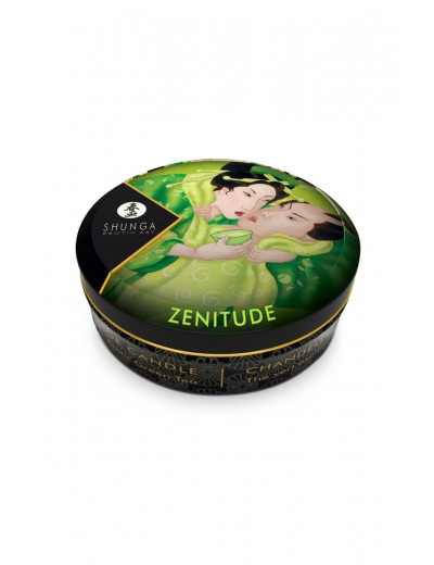 Массажная свеча Exotic Green Tea с ароматом зелёного чая - 30 мл.