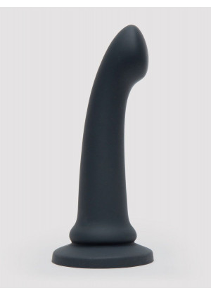 Черный фаллоимитатор Feel It Baby Silicone G-Spot Dildo - 17,8 см.