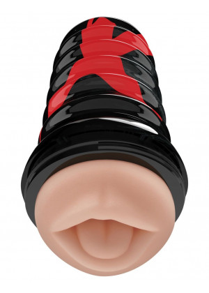 Телесный мастурбатор-ротик Air Tight Oral Stroker