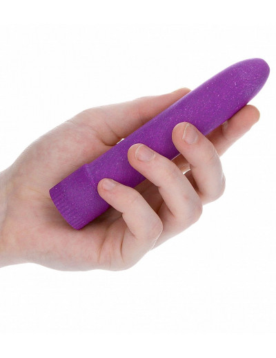 Фиолетовый вибратор 5.5  Vibrator Biodegradable - 14 см.