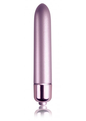 Сиреневый мини-вибратор Touch of Velvet - 10,3 см.