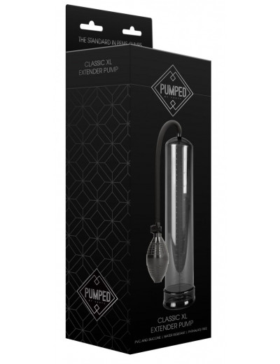 Черная вакуумная помпа Classic XL Extender Pump