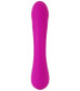 Лиловый вибратор-кролик Super Soft Silicone Rabbit Vibrator - 17,7 см.