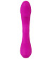 Лиловый вибратор-кролик Super Soft Silicone Rabbit Vibrator - 17,7 см.