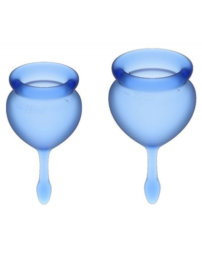 Набор синих менструальных чаш Feel good Menstrual Cup