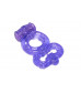 Фиолетовое эрекционное кольцо Rings Treadle с подхватом