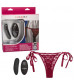 Кружевные трусики с клиторальным вибратором Remote Control Lace Thong Set