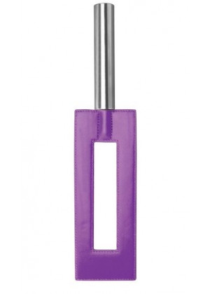 Фиолетовая шлёпалка Leather Gap Paddle - 35 см.