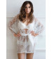Роскошный кружевной халат-кимоно