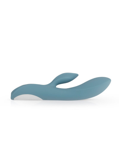 Вибратор с клиторальным стимулятором The Violet Rabbit Vibrator - 20 см.
