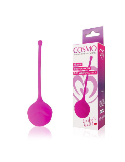 Розовый вагинальный шарик Cosmo