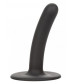 Черный силиконовый анальный стимулятор 7” Smooth Probe - 17,75 см.