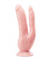 Телесный фаллоимитатор 8 Inch DP Cock - 20,32 см.