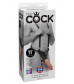 Страпон-система с телесной насадкой 11  Hollow Strap-On Suspender System - 28 см.
